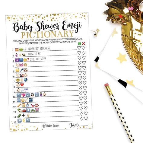 baby shower emoji game|pictionary baby shower game answers.